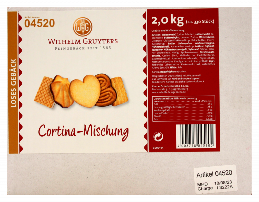 Gruyters Cortina-Mischung 1 x 2000g Karton
