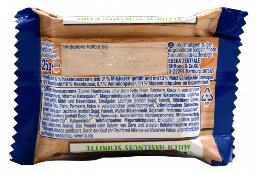 Gut & Günstig Milch-Haselnuss-Schnitte 12 x 250g Packungen