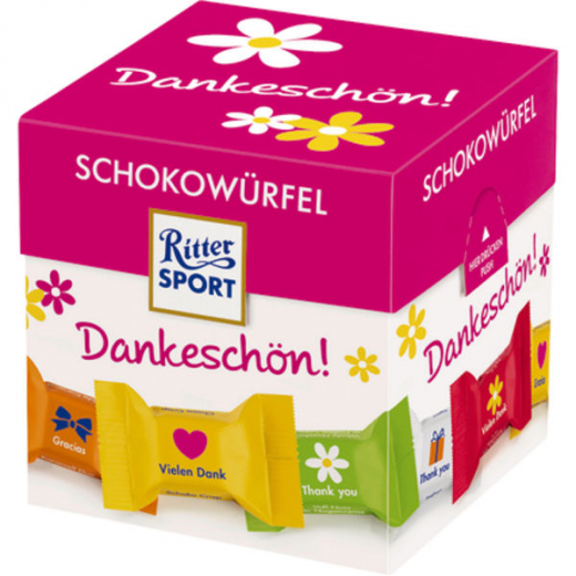 Ritter Sport Schokowürfel Dankeschön 2 x 176g Schachteln