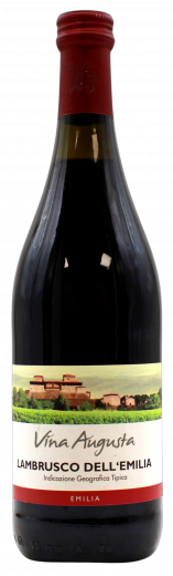 Vina Augusta Lambrusco Emilia Rotwein lieblich IGT 8% vol., 6 x 750ml Flasche