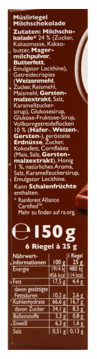 Corny Schoko 5 x 150g Packungen