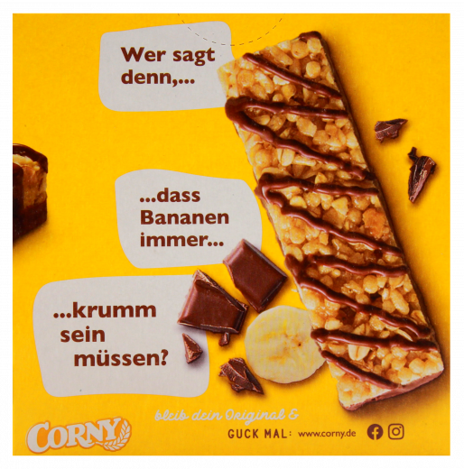 Corny Schoko Banane 5 x 150g Packungen