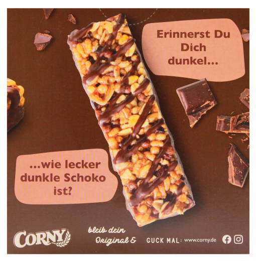 Corny Dunkle Schokolade 5 x 138g Packungen