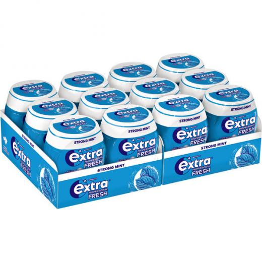 Wrigley's Extra Professional Fresh Strong Mint ohne Zucker 12 x 50er Dosen