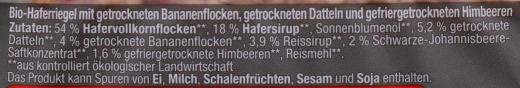 Edeka Bio Team Deutschland Haferbar, 12 x 60g Riegel