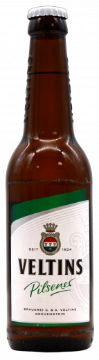 VELTINS Pilsener 4.8% vol., 24 x 330ml Flaschen MEHRWEG