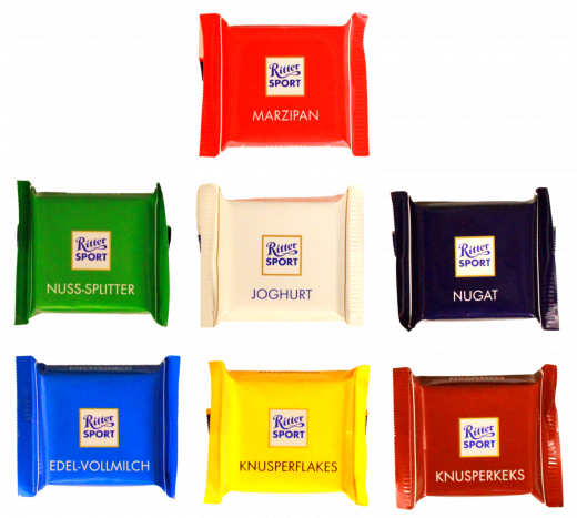 Ritter Sport Mini Bunter Mix 1 x 1400g Schachteln