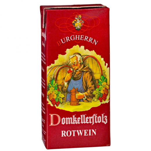 Domkellerstolz, Tafelwein, rot 9.5% vol., 12 x 1000ml Packungen