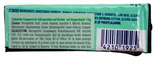 Wrigley's Airwaves Black Mint, 30 x 14g Packungen