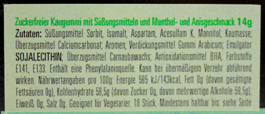 Wrigley's Airwaves Black Mint, 30 x 14g Packungen