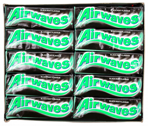 Wrigley's Airwaves Black Mint, 30 x 14g Packungen