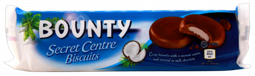 Bounty Secret Centre Biscuits, 12 x 132g Packungen