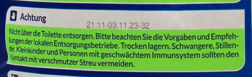 Gut & Günstig Hygiene Streu aus Naturmaterialien 20l Beutel