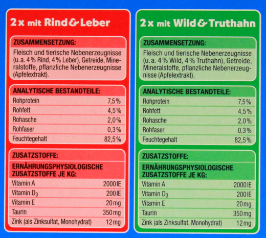 Gut & Günstig Hello my cat Zarte Häppchen in Sauce, 4 x 800g Packungen