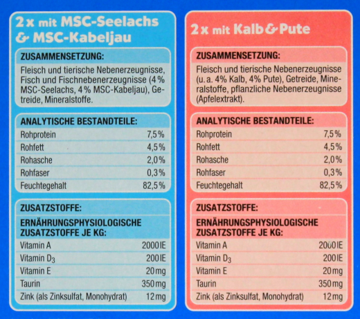 Gut & Günstig Hello my cat Zarte Häppchen in Sauce, 4 x 800g Packungen