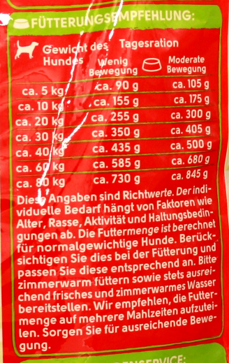 Gut & Günstig Lieblingsmenü Hundevollnahrung mit Rind, Huhn und Hirse 4000g Packung
