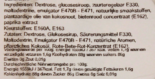Holland Foodz Ketten aus Traubenzucker 3 x 1126g Dosen