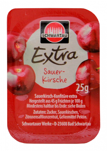Schwartau Extra Frühstücksportionen Gastro Konfitüre, 100 x 25g Packungen