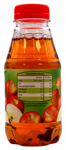 WeserGold Apfelsaft, 24 x 330ml Flaschen EINWEG