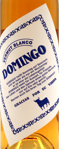 Vermut Blanco Domingo 15% vol., 6 x 750ml Flaschen