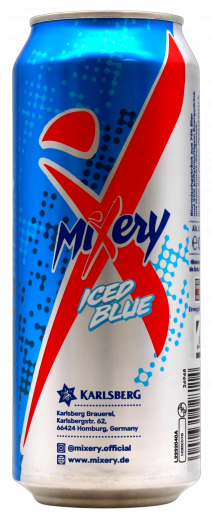 Karlsberg Mixery Iced Blue 5% vol., 24 x 500ml Dosen EINWEG