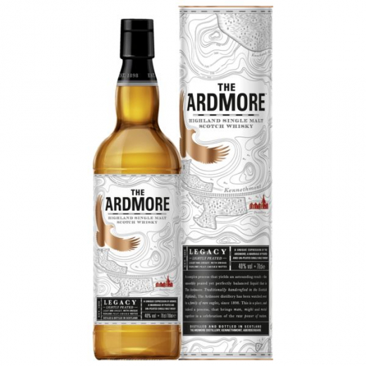 The Ardmore Legacy Highland Single Malt Scotch Whisky 40% vol., 700ml Flasche in Geschenkhülle