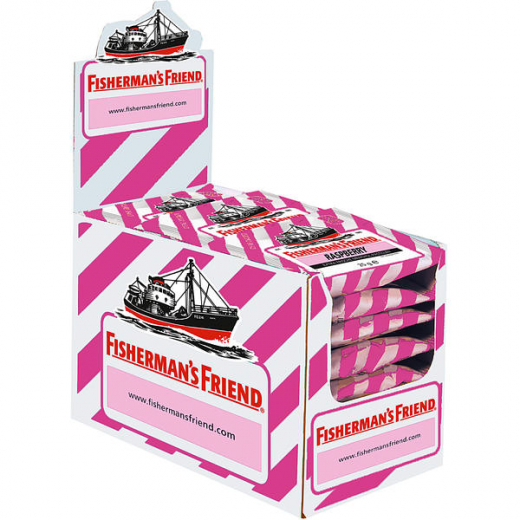 Fisherman's Friend Raspberry ohne Zucker, 24 x 25g Beutel