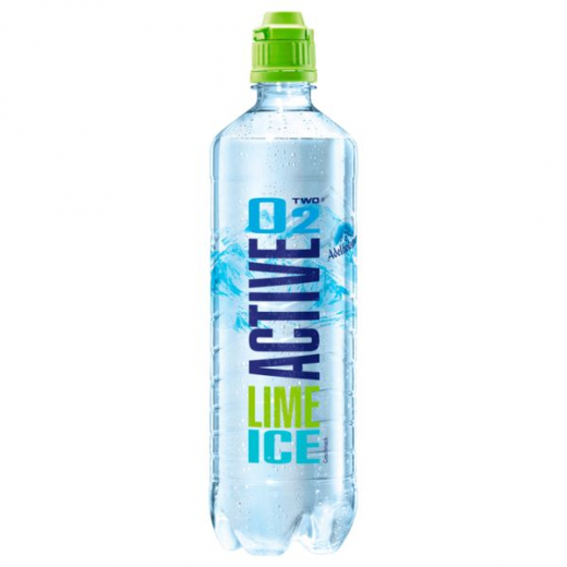 Adelholzener Alpenquellen Active O2 Lime Ice, 8 x 750 ml Flaschen EINWEG