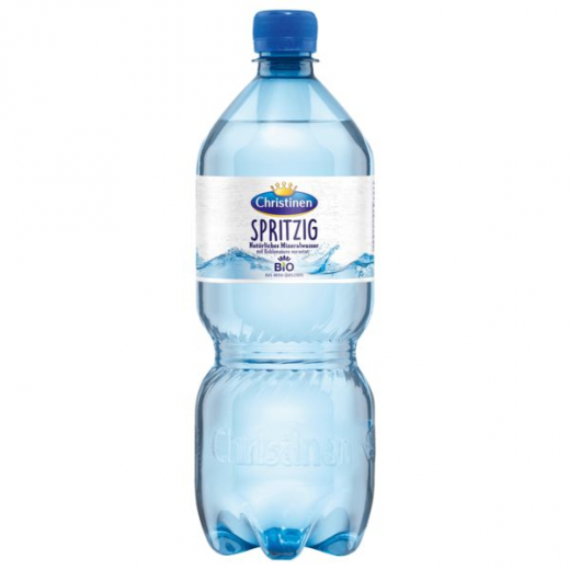Christinen Spritzig Mineralwasser 6 x 1000ml Flaschen EINWEG