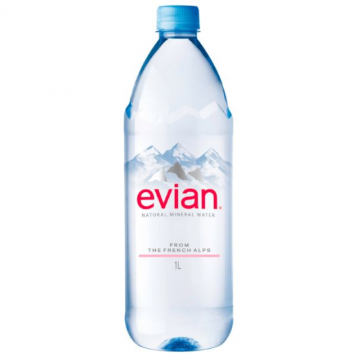 Evian Premium, 6 x 1000ml Flaschen EINWEG
