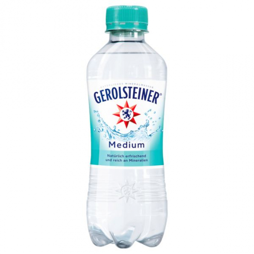 Gerolsteiner Sprudel Mineralwasser mit wenig CO2 24 x 330ml Flaschen EINWEG