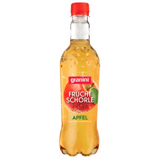 Granini Fruchtschorle Apfel 18 x 500ml Flaschen EINWEG