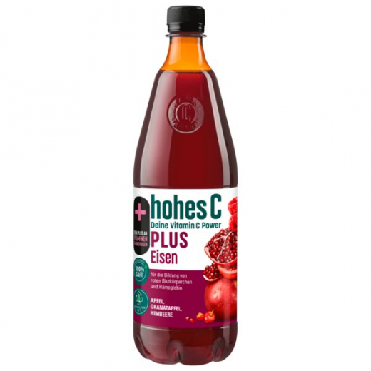 hohes C Plus Eisen, 6 x 1000ml Flaschen EINWEG