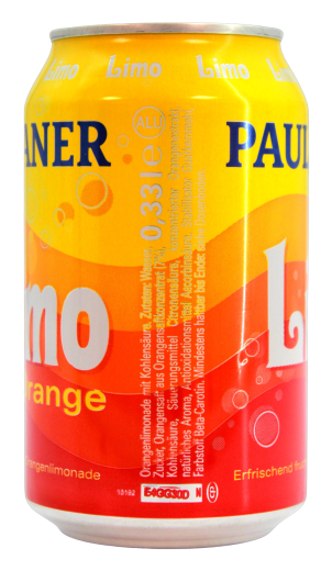 Paulaner Limo Orange, 24 x 0.33 l Dosen EINWEG