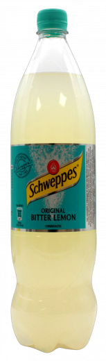 Schweppes Original Bitter Lemon, 6 x 1250ml Flaschen EINWEG