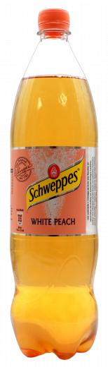 Schweppes White Peach, 6 x 1250ml Flaschen EINWEG
