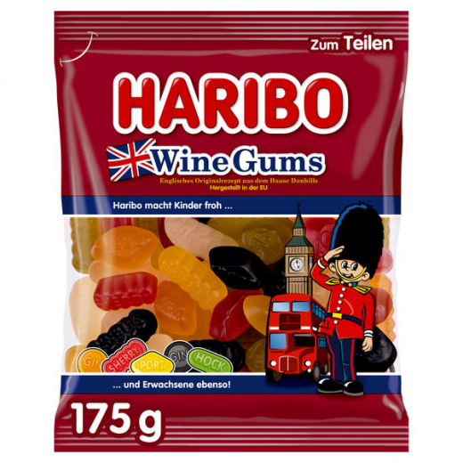Haribo Wine Gums 22 x 175g Tüten