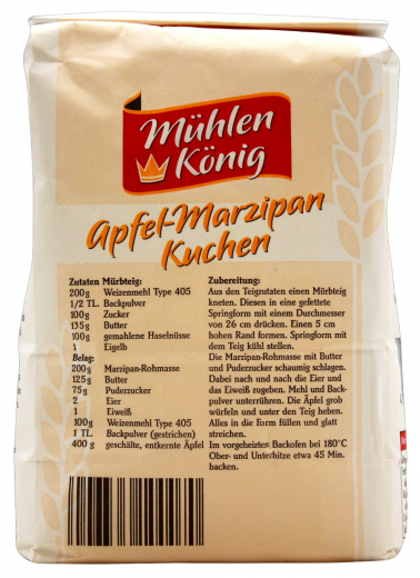 Mühlen König Weizenmehl Type 405, 10 x 1000g Packungen