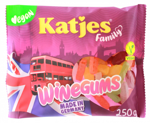 Katjes Family Winegums 22 x 250g Beutel