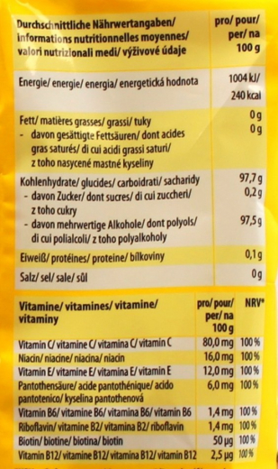 Vivil Multivitamin Bonbons Zitronenmelisse ohne Zucker, 15 x 120g Beutel