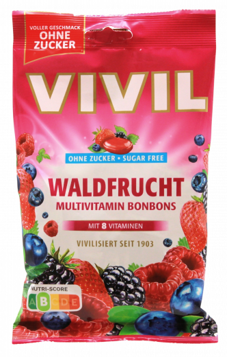 Vivil Multivitamin-Waldfrüchte ohne Zucker 15 x 120g Beutel