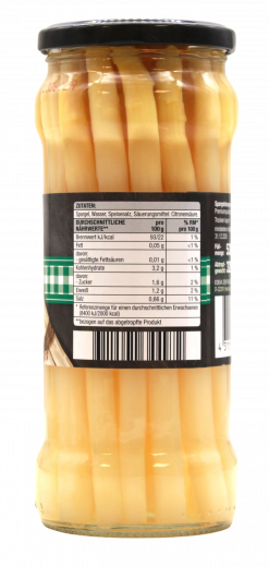 Edeka Spargelstangen weiß geschält 3 x 320g Gläser