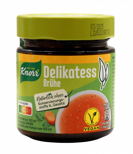 Knorr Delikatess Brühe 5 x 140g Gläser