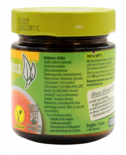 Knorr Delikatess Brühe 5 x 140g Gläser