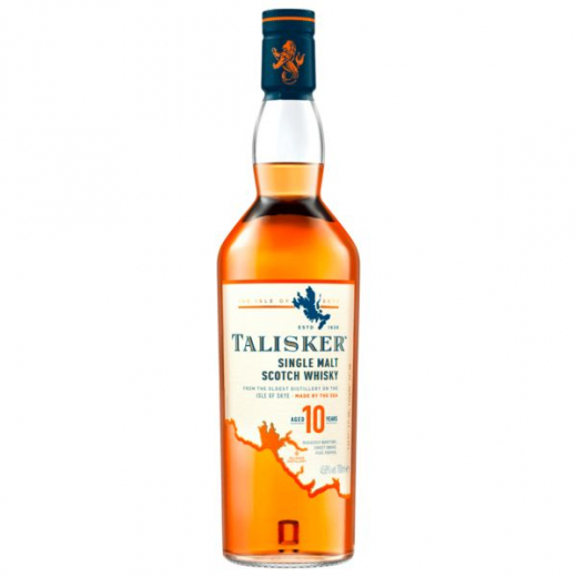 Talisker 10 Years Single Malt Whisky 45.8% vol., 700ml Flasche