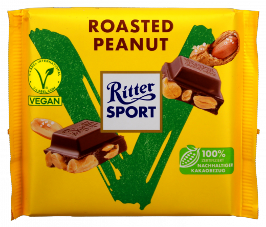 Ritter Sport Roasted Peanut vegan 11 x 100g Tafeln