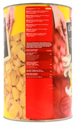 Lutece Champignons 3.Wahl geschnitten, 1 x 2300g Dose