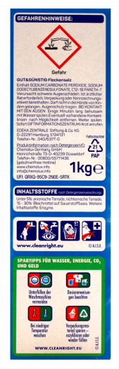 Gut & Günstig Fleckensalz Waschzusatz, 6 x 1000 g Packungen