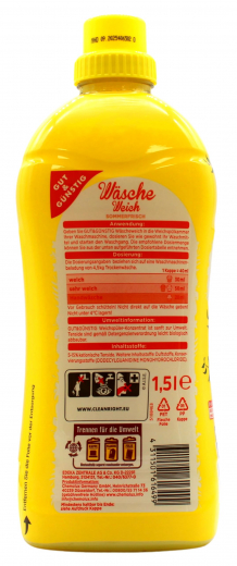 Gut & Günstig Wäsche Weich Sommerfrisch Weichspüler, 6 x 1.5l Flaschen