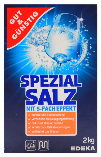 Gut & Günstig Spezial Salz mit 5-Fach Effekt, 6 x 2 kg Packungen